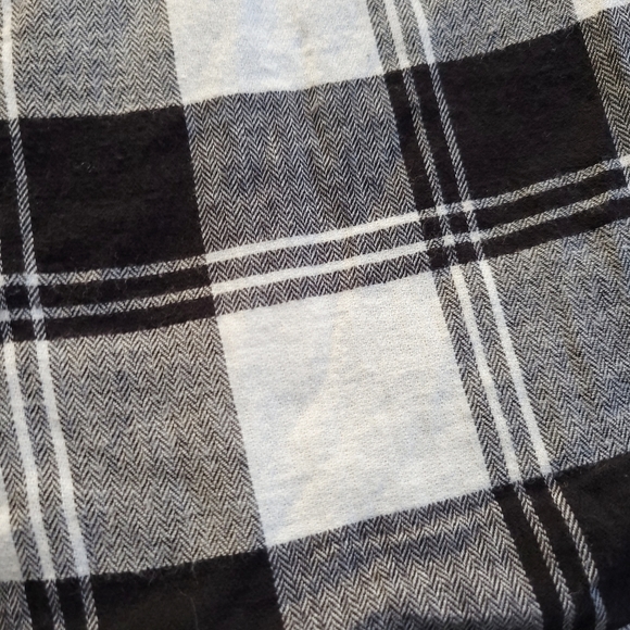 Saint Laurent Plaid Check Flannel Oversized Shirt Dark Academia - Picture 9 of 12
